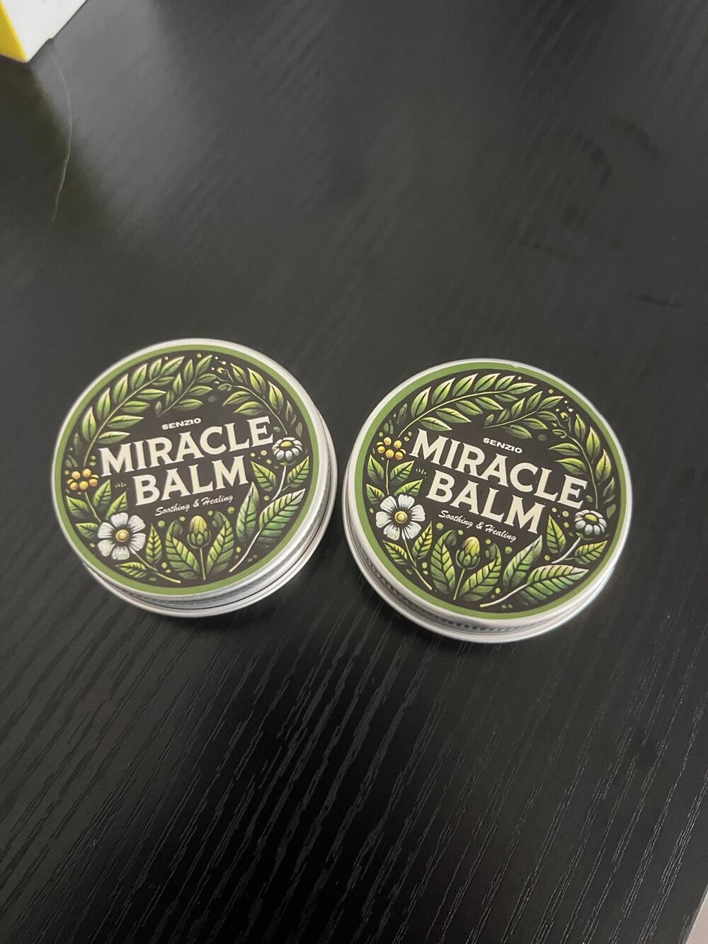 Senzio Miracle Balm Soothing & Healing Tins (1.01 oz / 30g) – 2-Pack Bundle New